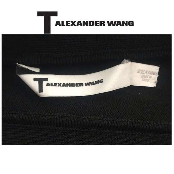 T BY ALEXANDER WANG - Stretch-Knit Pencil Skirt - Picture 7 of 8